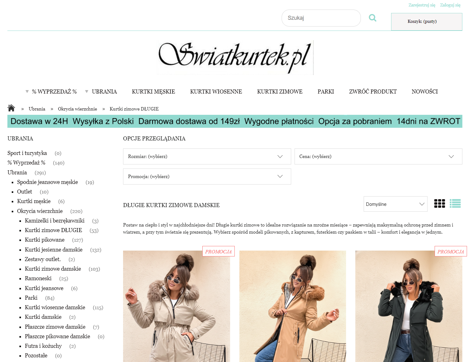 Na co zwrócić uwagę przy zakupie długiej kurtki zimowej damskiej?