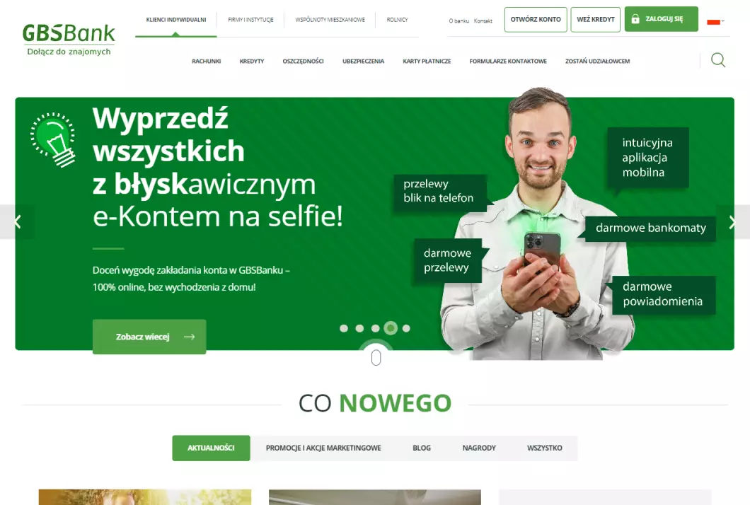 Zrzut ekranu strony