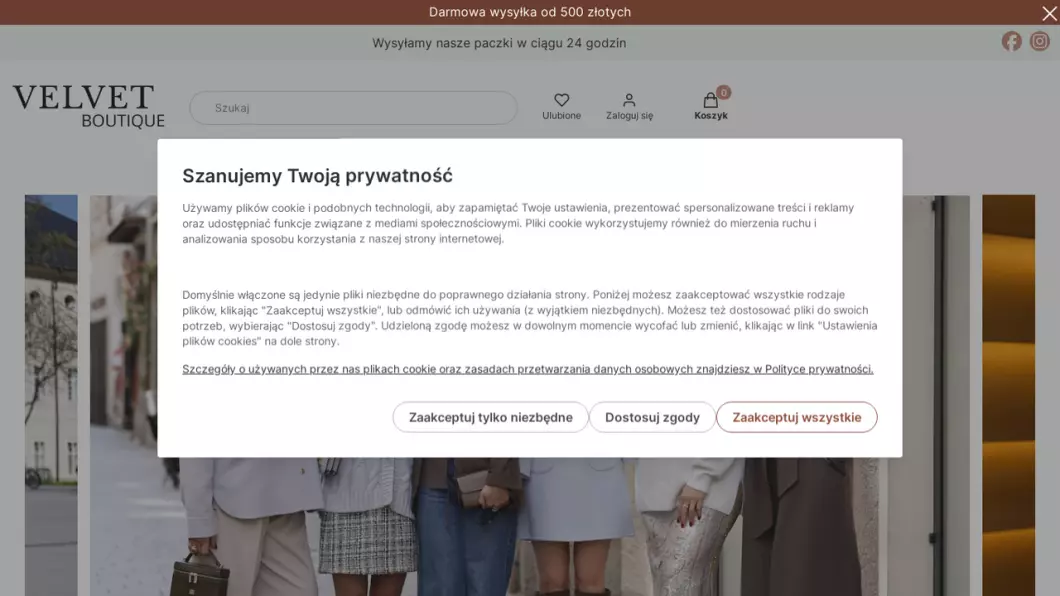 Zrzut ekranu strony