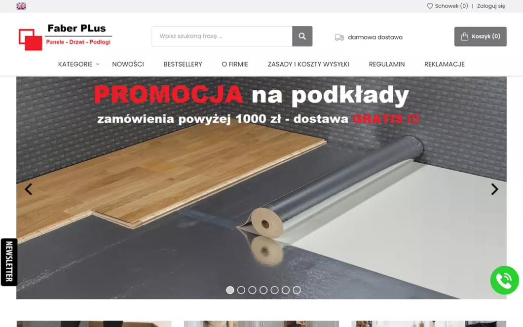 Zrzut ekranu strony